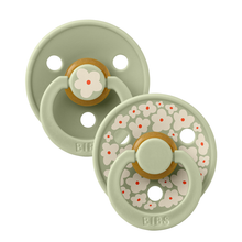 Load image into Gallery viewer, BIBS Pacifier Dummy Studio Size 1: Jasmine Sage Green Mix