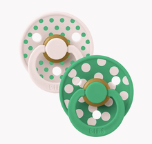 Load image into Gallery viewer, BIBS Pacifier Dummy Studio Size 1: Polka Petal / Cactus