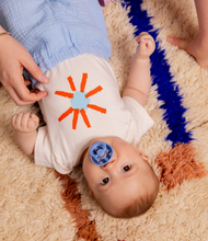 Load image into Gallery viewer, BIBS Pacifier Dummy Studio Size 1: Pin Stripe Sky Blue