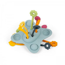Load image into Gallery viewer, Bigjigs Toys: Silicone Pull, Push &amp; Pop Activity Toy