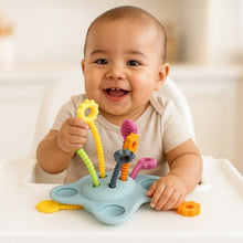 Load image into Gallery viewer, Bigjigs Toys: Silicone Pull, Push &amp; Pop Activity Toy