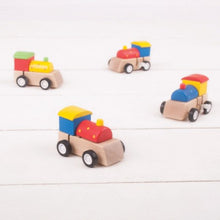 Load image into Gallery viewer, Bigjigs Toys: Wooden Clock Work Train
