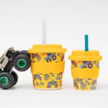 Load image into Gallery viewer, Chino Club Babychino Cup: Wheelies 4oz
