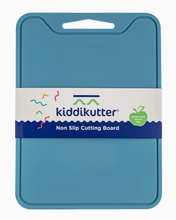 Load image into Gallery viewer, KiddiKutter Child&#39;s Cutting Board: Blue