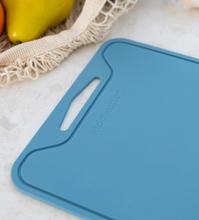 Load image into Gallery viewer, KiddiKutter Child&#39;s Cutting Board: Blue