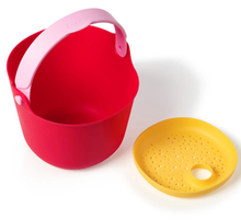 Load image into Gallery viewer, Quut Bucki Beach Bucket: Cherry &amp; Pink