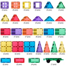 Load image into Gallery viewer, Learn &amp; Grow Toys: Magnetic Tiles: Builders Pack (110 Piece)