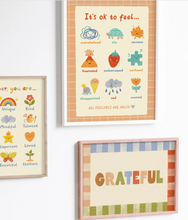 Load image into Gallery viewer, Lauren Sissons Studio: It's OK to Feel A4 Poster: On Sale was $25.95