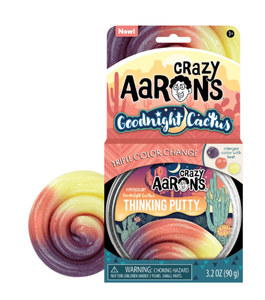 Crazy Aaron's Thinking Putty: Goodnight Cactus Hypercolour - 10cm Tin