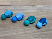 Load image into Gallery viewer, Calm Buddi Turtle Spikey Fidget: Blue/Green