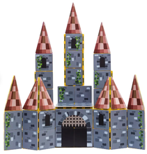 Load image into Gallery viewer, Learn &amp; Grow Toys: Magnetic Tile Toppers: Castle Pack (40 Piece) - The Sensory Studio
