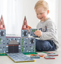 Load image into Gallery viewer, TileTek (Learn &amp; Grow Toys): Magnetic Tile Toppers - Castle Pack