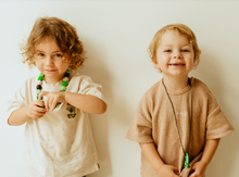 Load image into Gallery viewer, Jellystone Designs Chew Necklace: Princess &amp; the Pea - Camo