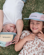 Load image into Gallery viewer, Coast Kids: Little Austi Kids Hat - Tan / Pink