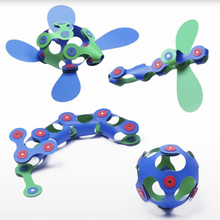 Load image into Gallery viewer, CLIXO Magnetic Play: Itsy Pack - Green/Blue