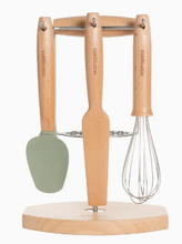 Load image into Gallery viewer, KiddiKutter Child&#39;s Wooden Cookware Set: Sage