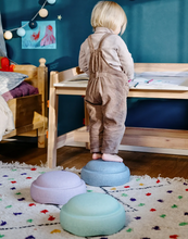 Load image into Gallery viewer, Stapelstein ORIGINAL Balance Stepping Stones - Cool Pastel (Set of 3): Pre-Order
