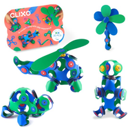 Clixo Magnetic Play: Crew Pack - Blue/Green