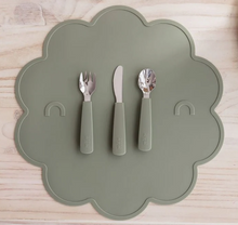 Load image into Gallery viewer, We Might be Tiny: Toddler Cutlery Set: Sage Green