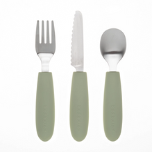 Load image into Gallery viewer, KiddiKutter Cutlery Set: Sage