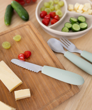 Load image into Gallery viewer, KiddiKutter Cutlery Set: Sage
