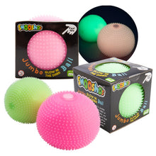Load image into Gallery viewer, Smoosho&#39;s Jumbo Squish Ball - Glow in the Dark Spikey Ball