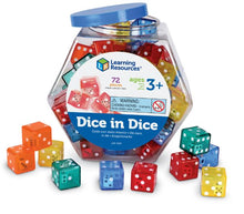 Load image into Gallery viewer, Learning Resources Dot &#39;Dice in Dice&#39; 72 pack: On Sale was $39.95