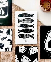 Load image into Gallery viewer, Lauren Sissons Studio: High Contrast Black/White Baby Flashcards