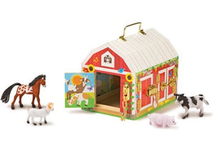 Melissa & Doug Wooden Latches Barn