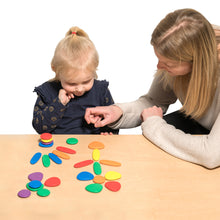 Load image into Gallery viewer, edx Education Junior Rainbow Pebbles Early Construction Set