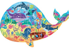 Load image into Gallery viewer, Under the Sea Whale Shaped Puzzle