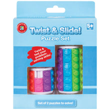 Load image into Gallery viewer, Twist &amp; Slide Puzzle Set - The Sensory Studio