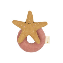 Load image into Gallery viewer, Fabelab: Baby Fabric Rattle - Starfish