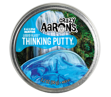 Load image into Gallery viewer, Crazy Aaron&#39;s Thinking Putty: Falling Water - Liquid Glass 10cm Tin