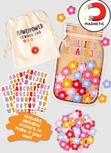 Load image into Gallery viewer, LCBF Wooden Reward Jar: Flower Power