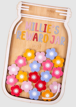 Load image into Gallery viewer, LCBF Wooden Reward Jar: Flower Power