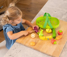 Load image into Gallery viewer, Fat Brain Toys Pretendables: Fruit &amp; Vegetables Basket