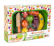 Load image into Gallery viewer, Fat Brain Toys Pretendables: Fruit &amp; Vegetables Basket