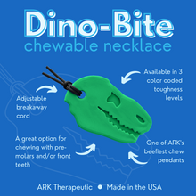 Load image into Gallery viewer, ARK Therapeutic Dino-Bite Chew Necklace:  Royal Blue XXT: PRE-ORDER