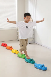 Crocodile Shaped Non Slip Balance Stones: Set of 6