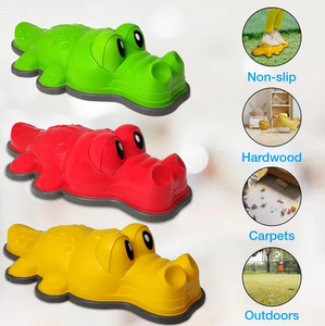 Crocodile Shaped Non Slip Balance Stones: Set of 6