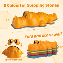 Load image into Gallery viewer, Crocodile Shaped Non Slip Balance Stones: Set of 6