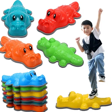 Crocodile Shaped Non Slip Balance Stones: Set of 6