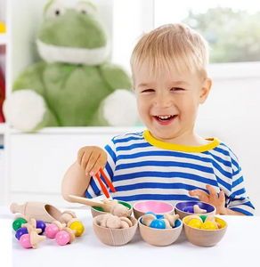 Wooden Colour Classify Sorting Toys: 29 Piece Set