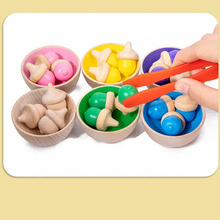 Load image into Gallery viewer, Wooden Colour Classify Sorting Toys: 29 Piece Set