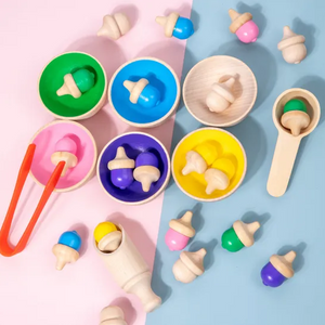 Wooden Colour Classify Sorting Toys: 29 Piece Set