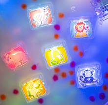 Load image into Gallery viewer, Glo Pals Light Up Cubes 6 Pack: Zoo