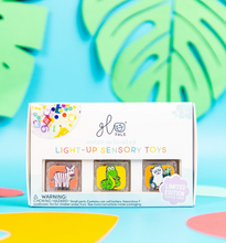 Load image into Gallery viewer, Glo Pals Light Up Cubes 6 Pack: Zoo