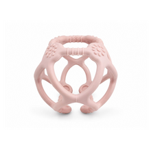 Load image into Gallery viewer, Silicone Teether Texture Grip Ball: Pastel Pink