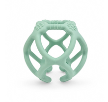 Load image into Gallery viewer, Silicone Teether Texture Grip Ball: Mint Green